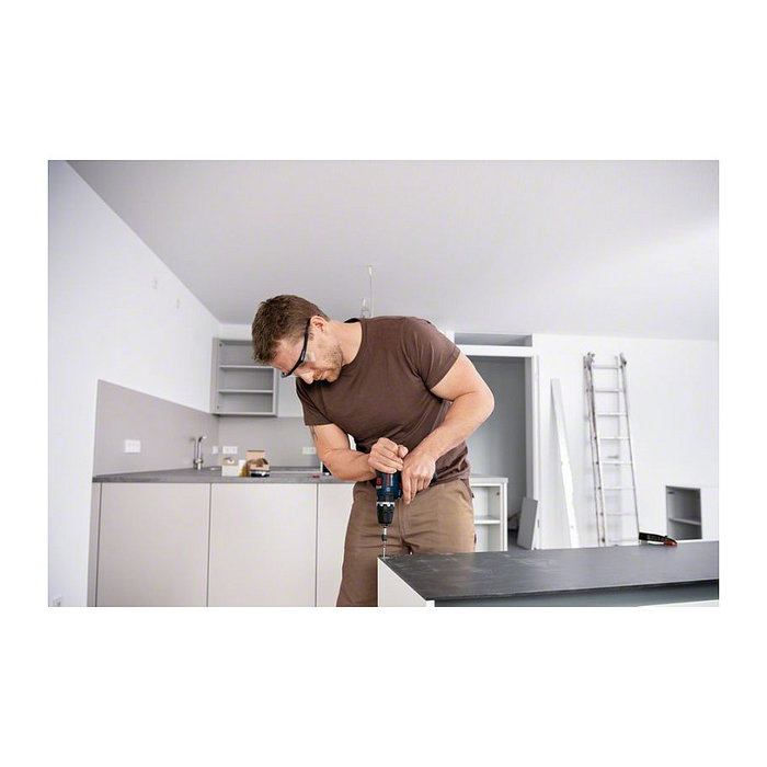 Bosch GSB 12V-35 Professional Taladro Atornillador Inalámbrico a Batería 12V con Percusión, Motor Sin Escobillas, 2 Velocidades 1750 RPM, 35 Nm, para Metal Madera Ladrillo