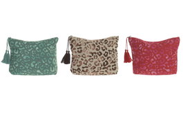 DKD Home Decor Neceser de Algodón y Poliéster Surtido de 3 Unidades