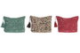 DKD Home Decor Neceser de Algodón y Poliéster Surtido de 3 Unidades