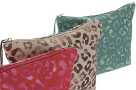 DKD Home Decor Neceser Mediterraneo Kenya Marron Rosa 5x25x20 cm 3 Unidades