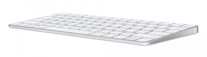 Apple Klawiatura Magic Keyboard (Touch ID) Inalámbrica Blanca Distribución Polaca