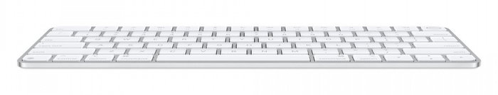 Apple Klawiatura Magic Keyboard (Touch ID) Inalámbrica Blanca Distribución Polaca