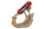 DKD Home Decor Pato de Madera Natural Porta Botella