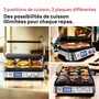 Braun Parrilla Multifunción Multi Grill 9 BRA1744095622160, 2000W, 3 Posiciones Calentamiento, Negro / Acero