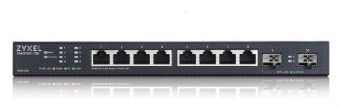 Zyxel XMG1915-10E Switch Gestionado L2 con 8 Puertos 2.5G y 2 SFP+