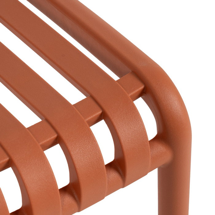 Silla Apilable Terracota Polipropileno 50 X 58 X 80 cm (Set de 2) Silla Apilable Terracota Polipropileno 50 X 58 X 80 cm (Set de 2)
