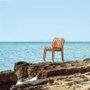 Silla Apilable Terracota Polipropileno 50 X 58 X 80 cm (Set de 2)