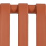 Silla Apilable Terracota Polipropileno 50 X 58 X 80 cm (Set de 2)