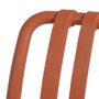 Silla Apilable Terracota Polipropileno 50 X 58 X 80 cm (Set de 2)