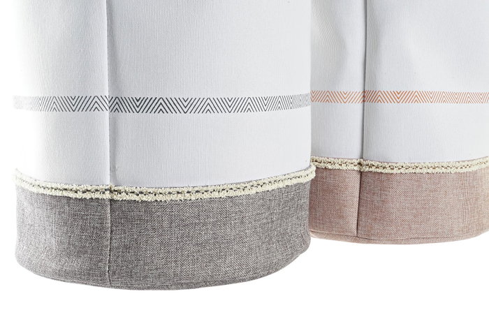 DKD Home Decor Cesta Ropa Poliester Pack de 2 Surtido DKD Home Decor Cesta Ropa Poliester Pack de 2 Surtido