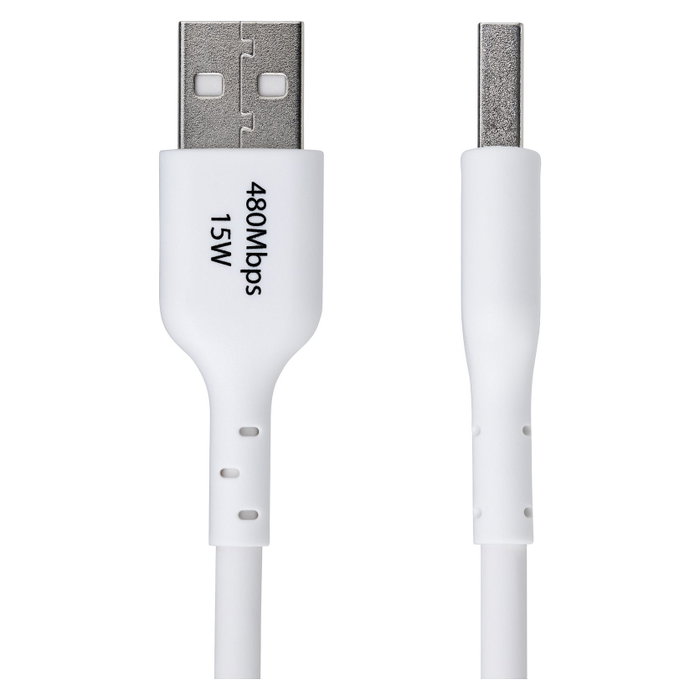 StarTech.com Cable Cargador USB-A a USB-C 3m, 3A, Carga Rápida, Transferencia Datos USB 2.0 0.48 Gbit/s, Blanco