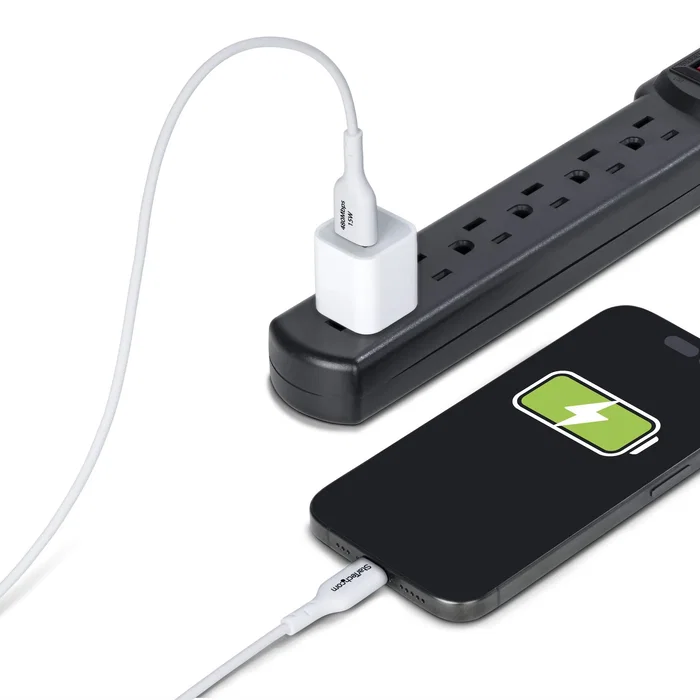 StarTech.com Cable USB-A a USB-C 3m USB2AC3MNCWHE, Carga Rápida 3A 15W USB 2.0, Color Blanco, Compatible con iPhone 15, Samsung Galaxy, iPad Pro, MacBook