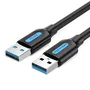 Vention Cable USB 3.2 Gen 1 USB-A a USB-A de 2m Negro