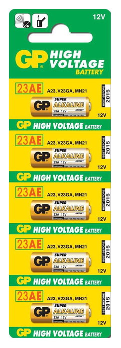 GP GP 23A Pilas Alcalinas de Alto Voltaje (5 Unidades)
