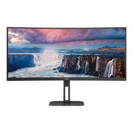 AOC Monitor curvo CU34V5C 34" WQHD 3440x1440 100Hz VA USB-C 65W AMD FreeSync - B-GRADE (reacondicionado B)