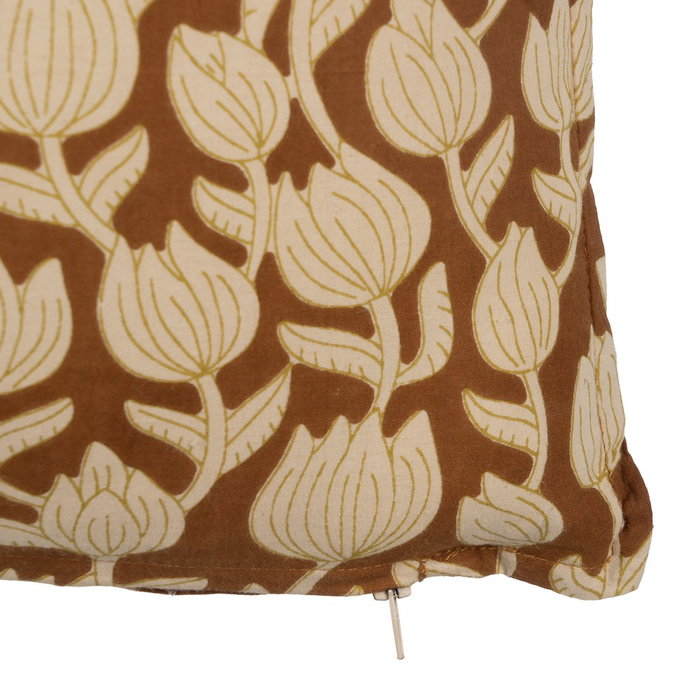 Cojín Beige-Marrón 100% Algodón 60 X 40 cm (Set de 2) Cojín Beige-Marrón 100% Algodón 60 X 40 cm (Set de 2)