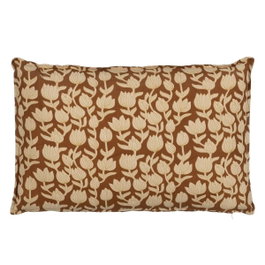 Ixia Cojín Beige-marrón 100% Algodón 60 x 40 cm