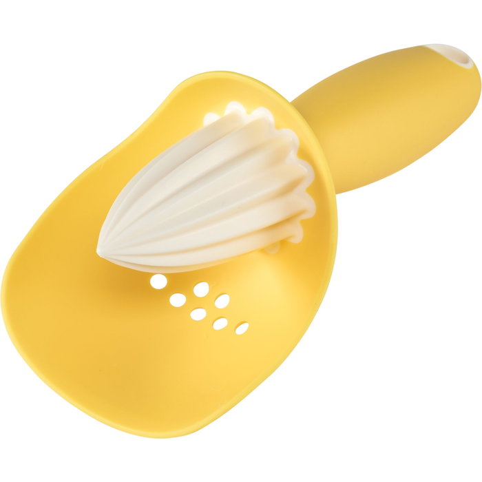 Joseph Joseph Catcher Citrus Reamer Amarillo Eléctrico, exprimidor de limón y naranja con mango ergonómico Joseph Joseph Catcher Citrus Reamer Amarillo Eléctrico, exprimidor de limón y naranja con mango ergonómico
