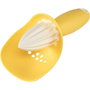 Joseph Joseph Catcher Citrus Reamer Amarillo Eléctrico, exprimidor de limón y naranja con mango ergonómico