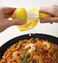 Joseph Joseph Catcher Citrus Reamer Amarillo Eléctrico, exprimidor de limón y naranja con mango ergonómico