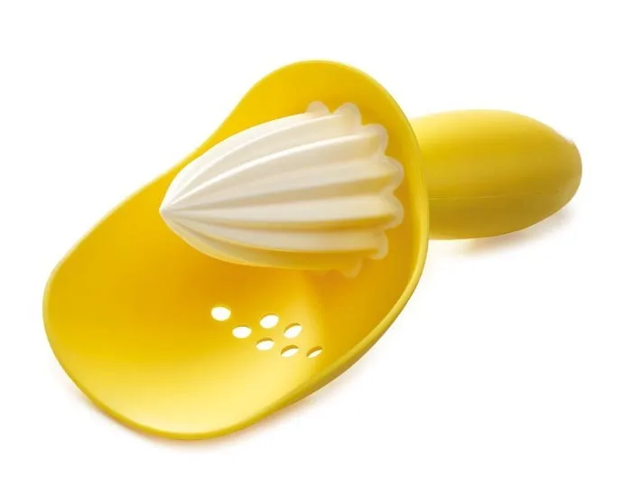 Joseph Joseph Catcher Citrus Reamer Amarillo Eléctrico, exprimidor de limón y naranja con mango ergonómico Joseph Joseph Catcher Citrus Reamer Amarillo Eléctrico, exprimidor de limón y naranja con mango ergonómico