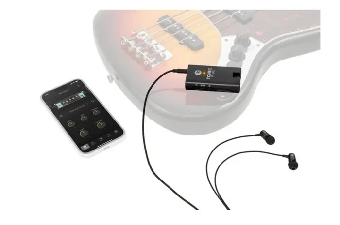 IK Multimedia ToneX Plug + Pouch Bundle Interfaz Guitarra Modelado Amplificador 20.000 Tone Models