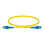 Lanview Cable de fibra óptica monomodo SC-SC dúplex OS2 9/125 LSZH 1m