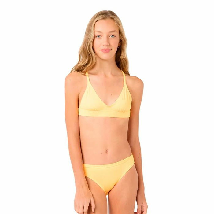 Bikini-Braga Para Niñas Rip Curl Peachy Amarillo Bikini-Braga Para Niñas Rip Curl Peachy Amarillo