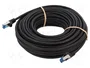GOOBAY Patch cord S/FTP Cat 6a RJ45 20m negro