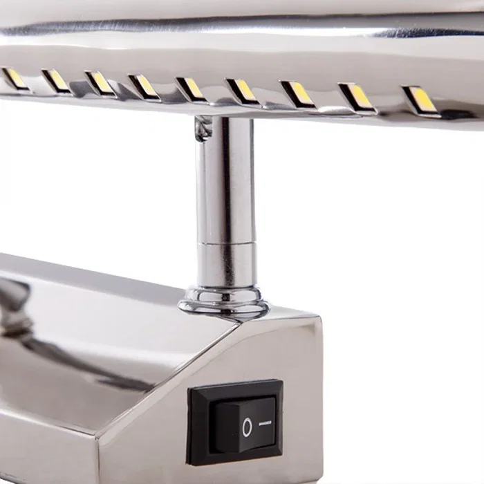 Ruby Aplique LED [KI-ML7WRE-WW] 7W 589 Lm 2700K 40.000H Luz Cálida Acero Inoxidable Minimalista para Baño