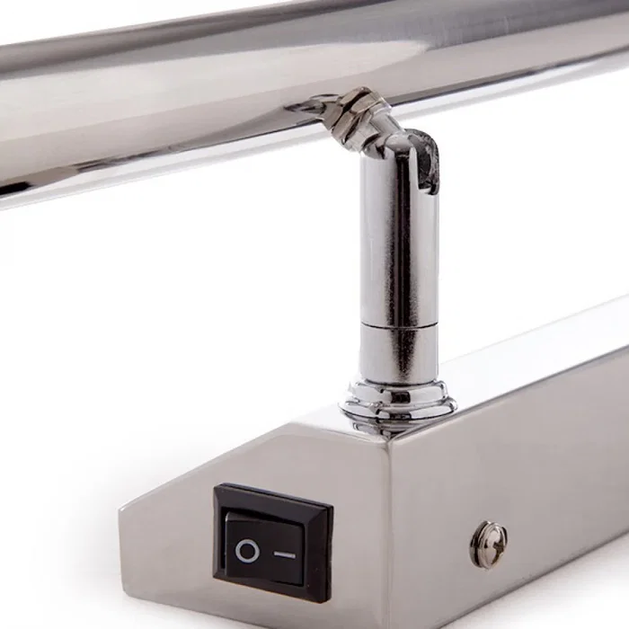 Ruby Aplique LED [KI-ML7WRE-WW] 7W 589 Lm 2700K 40.000H Luz Cálida Acero Inoxidable Minimalista para Baño