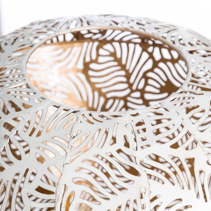Ixia Lámpara de Mesa Blanco Rozado Metal