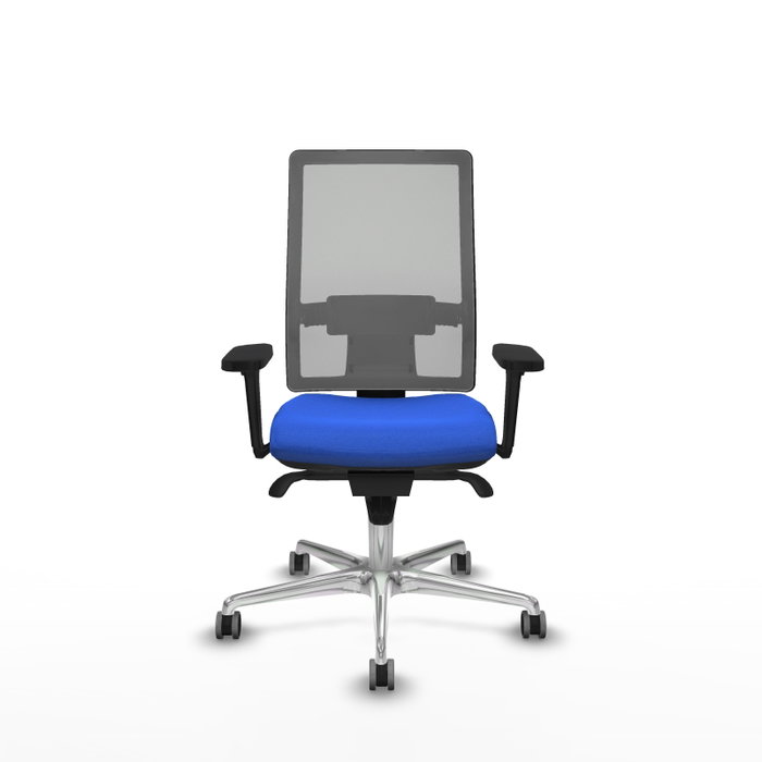 PIQUERAS Y CRESPO Silla de oficina Horna con mecanismo Sincro, Azul y Gris PIQUERAS Y CRESPO Silla de oficina Horna con mecanismo Sincro, Azul y Gris