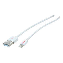 ROLINE Cable USB 2.0 Lightning a USB A, 0,15 m, Blanco