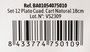 Algon Set-12 Plato Cuadrado Cart Natural 18 cm (36 Unidades)