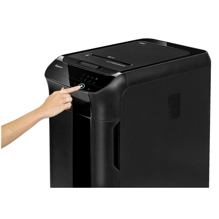 Fellowes AutoMax 550C Destructora de Documentos Automática, Corte en Partículas, Negro
