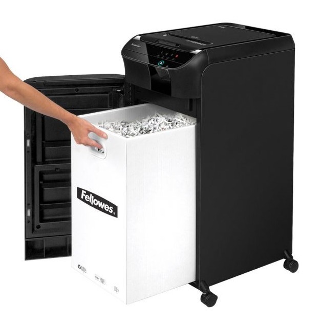 Fellowes AutoMax 550C Destructora de Documentos Automática, Corte en Partículas, Negro