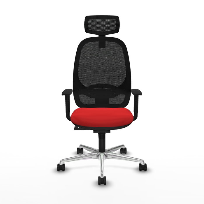 PIQUERAS Y CRESPO Silla de oficina Cilanco mecanismo Sincro Rojo y Negro PIQUERAS Y CRESPO Silla de oficina Cilanco mecanismo Sincro Rojo y Negro