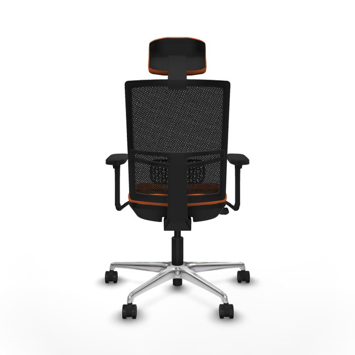 PIQUERAS Y CRESPO Silla de oficina Yunquera Naranja y Negro PIQUERAS Y CRESPO Silla de oficina Yunquera Naranja y Negro