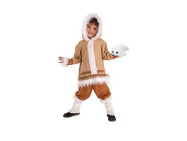 Creaciones Llopis Disfraz Infantil Esquimal Talla 2 (5-7 Años)