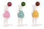 DKD Home Decor Figura de Resina Rana Surtido de 3 Modelos (Pack de 6)