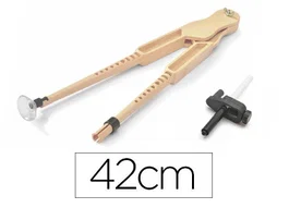 Faibo Compas para encerado de plástico imitación madera con adaptador, 42 cm