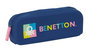 Estuche Escolar Benetton Cool Azul marino 18.5 x 7.5 x 5.5 cm