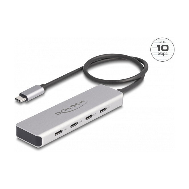 DeLOCK 64231 Hub USB Type-C con 4 puertos USB Type-C de 10 Gbps DeLOCK 64231 Hub USB Type-C con 4 puertos USB Type-C de 10 Gbps