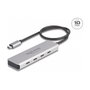DeLOCK 64231 Hub USB Type-C con 4 puertos USB Type-C de 10 Gbps