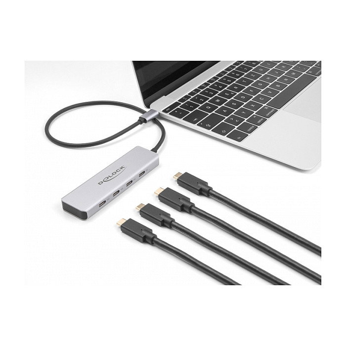 DeLOCK 64231 Hub USB Type-C con 4 puertos USB Type-C de 10 Gbps DeLOCK 64231 Hub USB Type-C con 4 puertos USB Type-C de 10 Gbps