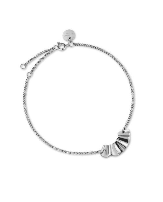 Rosefield Liquid Waved Charm Bracelet Silver BLWBS-J235 en acero inoxidable Rosefield Liquid Waved Charm Bracelet Silver BLWBS-J235 en acero inoxidable