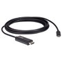 ATEN UC3238 Cable Convertidor USB-C a HDMI 4K Ultra HD 3840x2160 60Hz 2.7 Metros Negro