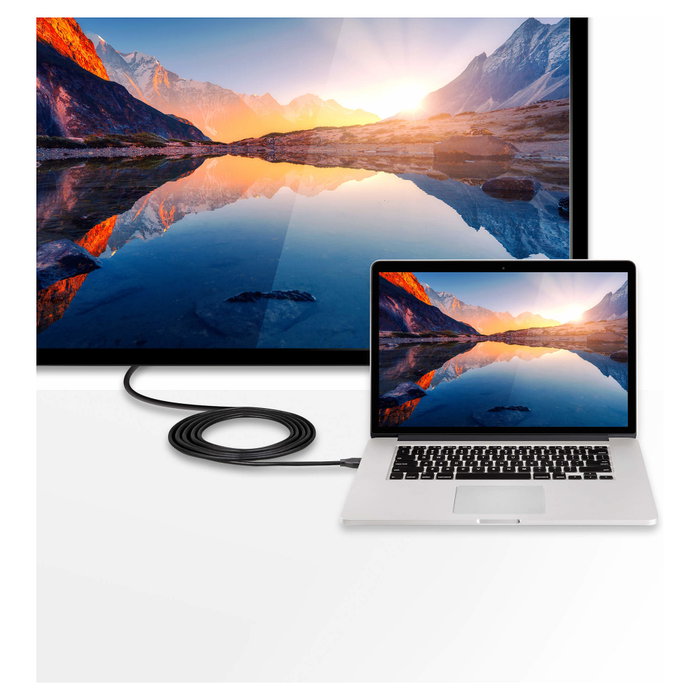 ATEN UC3238 Cable Convertidor USB-C a HDMI 4K Ultra HD 3840x2160 60Hz 2.7 Metros Negro ATEN UC3238 Cable Convertidor USB-C a HDMI 4K Ultra HD 3840x2160 60Hz 2.7 Metros Negro