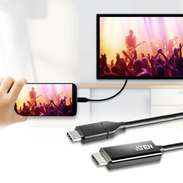 Aten UC3238 Cable USB-C a HDMI 4K 60Hz de 2.7 Metros